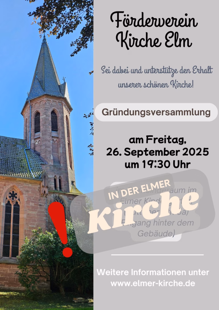 Gründungsversammlung Förderverein Elmer Kirche